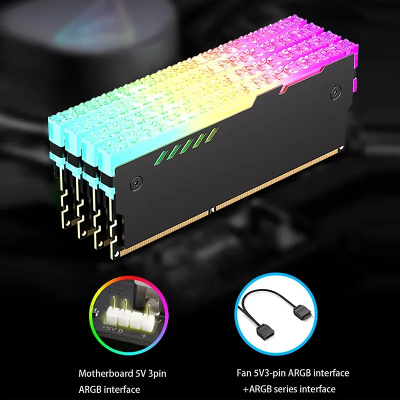 PC 메모리 히트싱크 RM-1 RAM 쿨링 베스트 5V - Ddr4 Desktop Ram 리뷰 및 가격