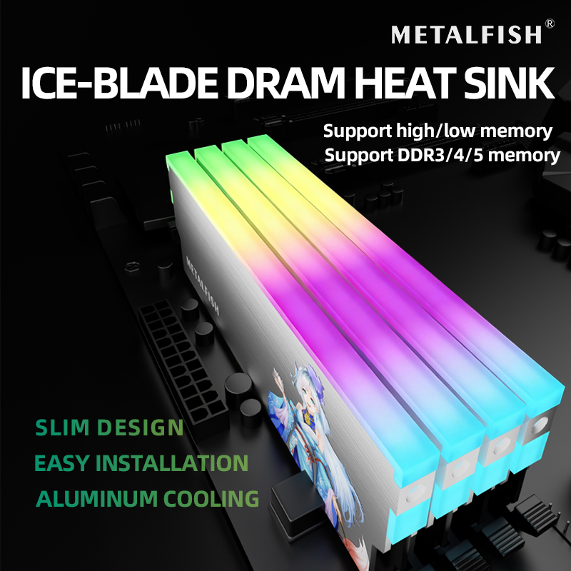 METALFISH DRAM 방열판 5V-3PIN ARG - Ddr4 Desktop Ram 리뷰 및 가격